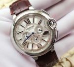 Ballon Bleu de Cartier Chronograph Dial Brown Strap